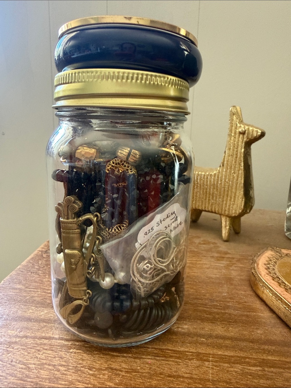 Heirloom refineries Black bronze and refined traveling mystery jewelry jar